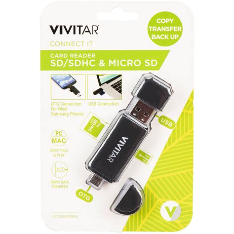 vivitar sd card reader pc